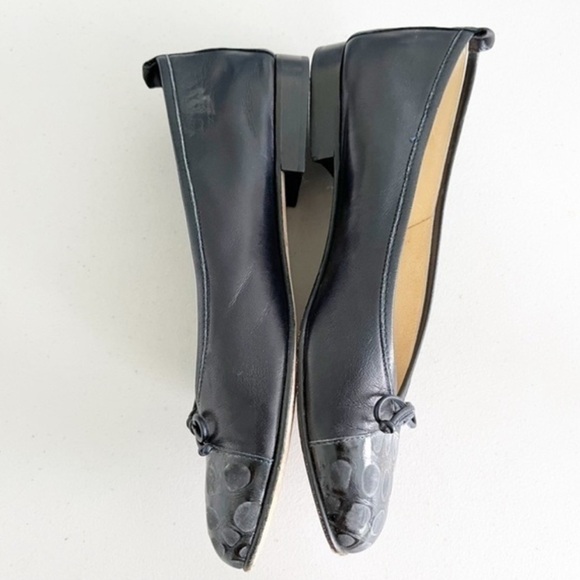 Brunate Leather Italian Made Ballet Flats in Black - Picture 4 of 9